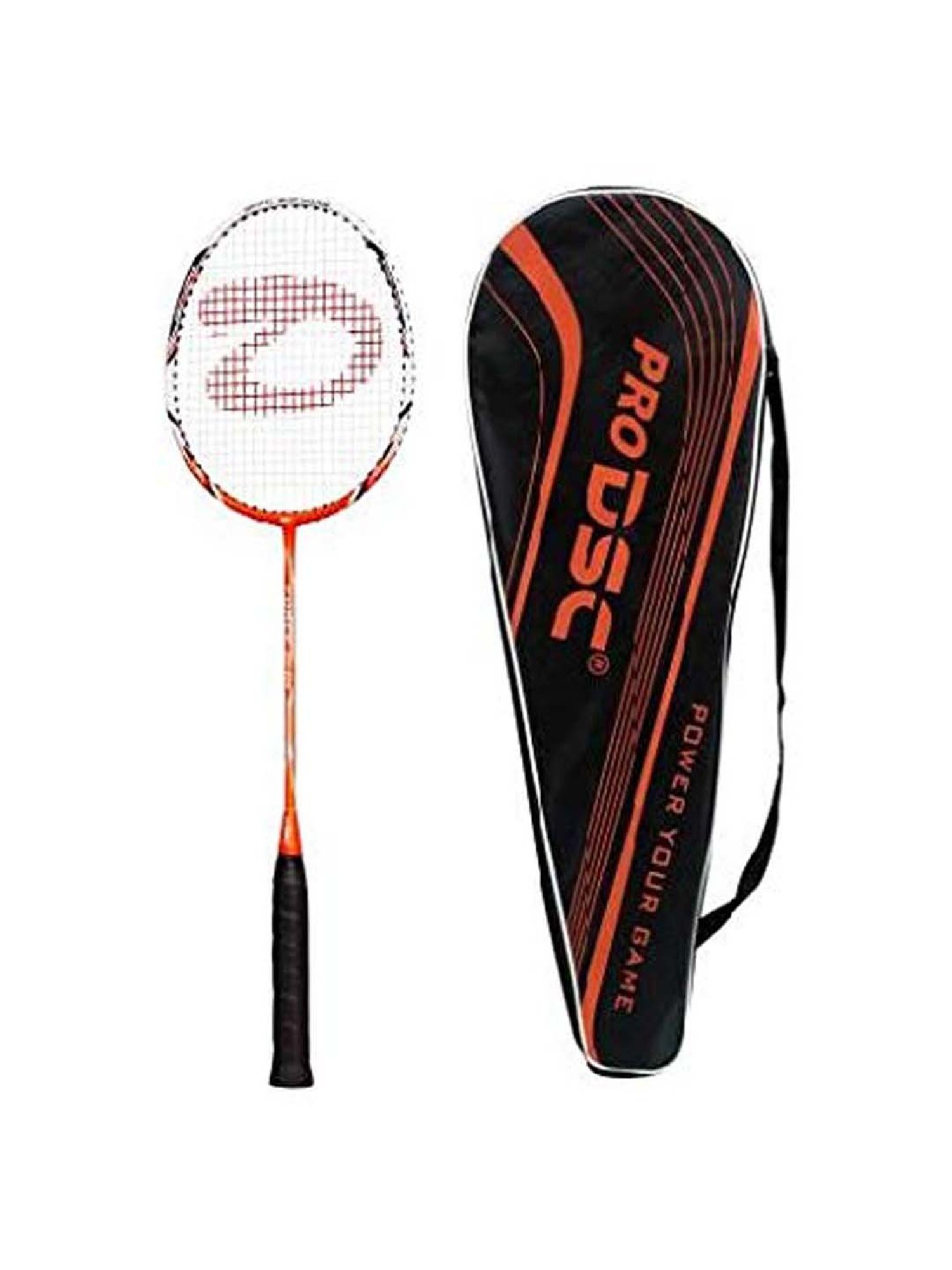 Triumph Multicolored Badminton Racquets with Shuttlecock for Adults (Set of 2)