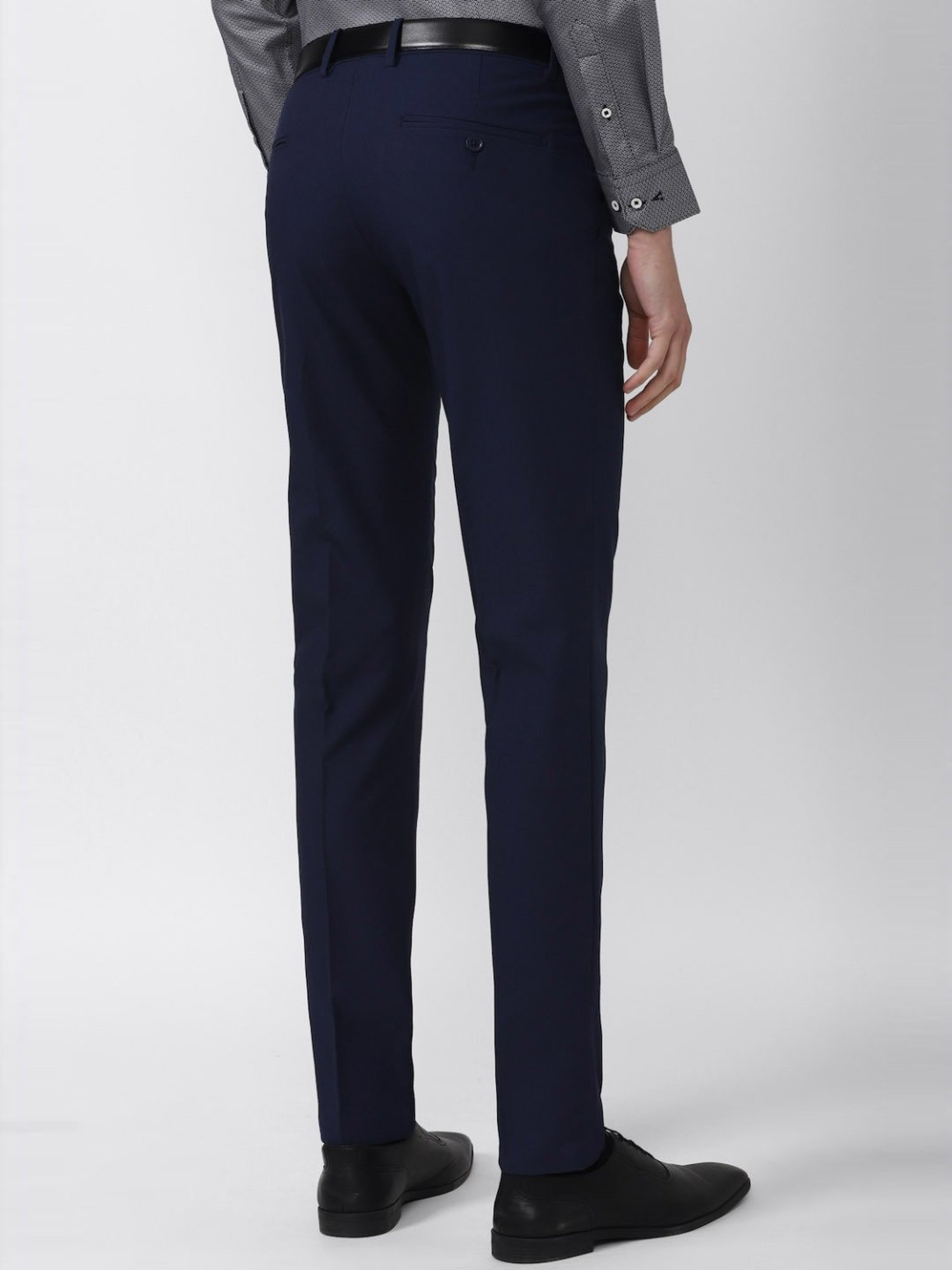 Van Heusen Navy Super Slim Fit Trousers