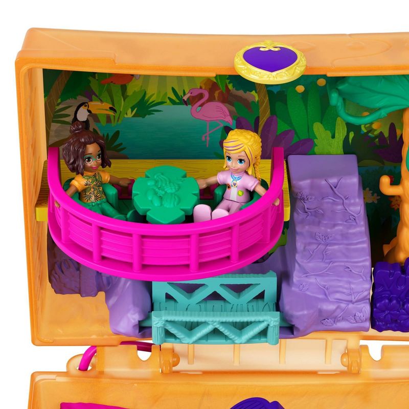 Polly Pocket Jungle Safari Compact Playset