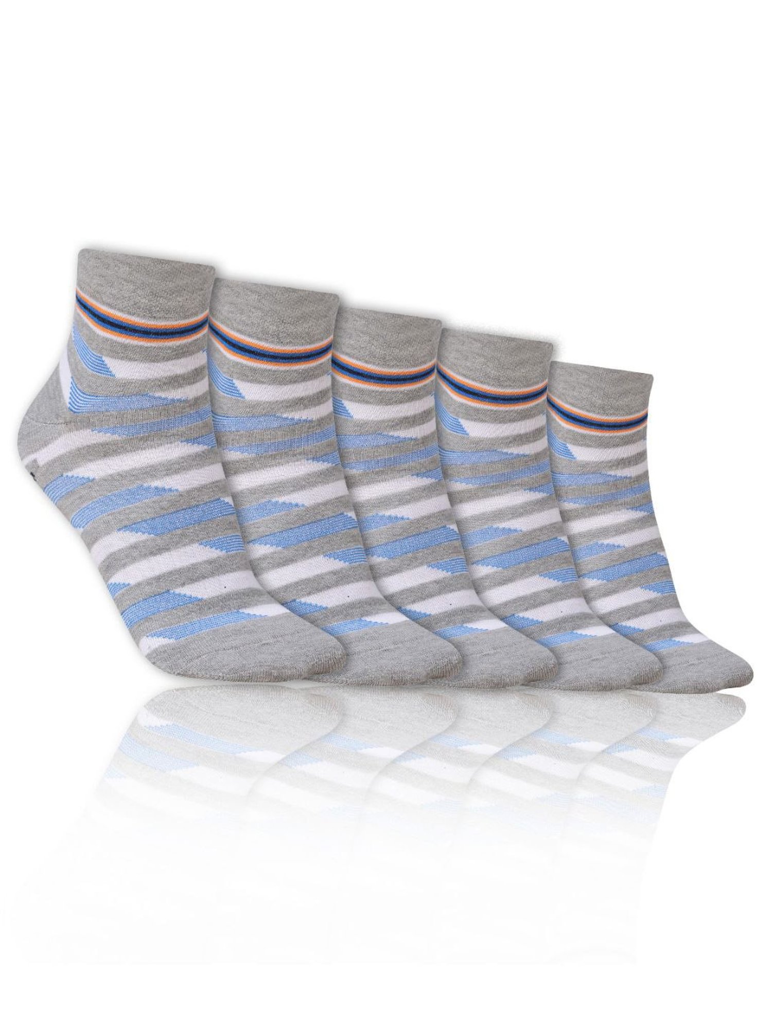 Dollar Socks For Men's Casual Ankle Length In (Pack of 5)
