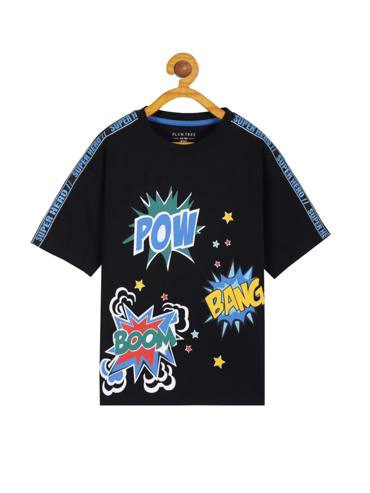 Plum Tree Kids Multicolor Cotton Printed T-Shirt (Pack of 2)