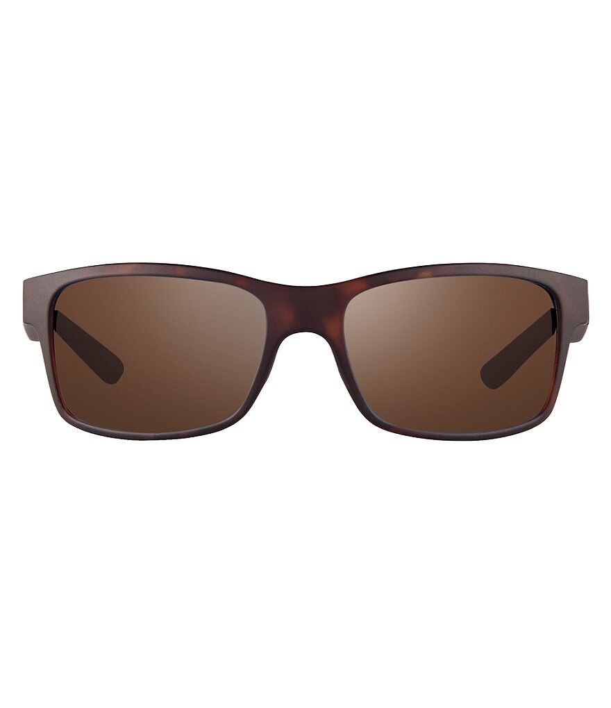 Revo Crawler Square Polarized 59mm Matte Sunglasses