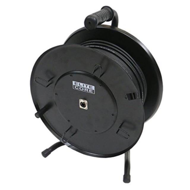 Elite Core 200' ft Converta-Shell Shielded Ethercon RJ45 CAT5E Cable Reel Snake