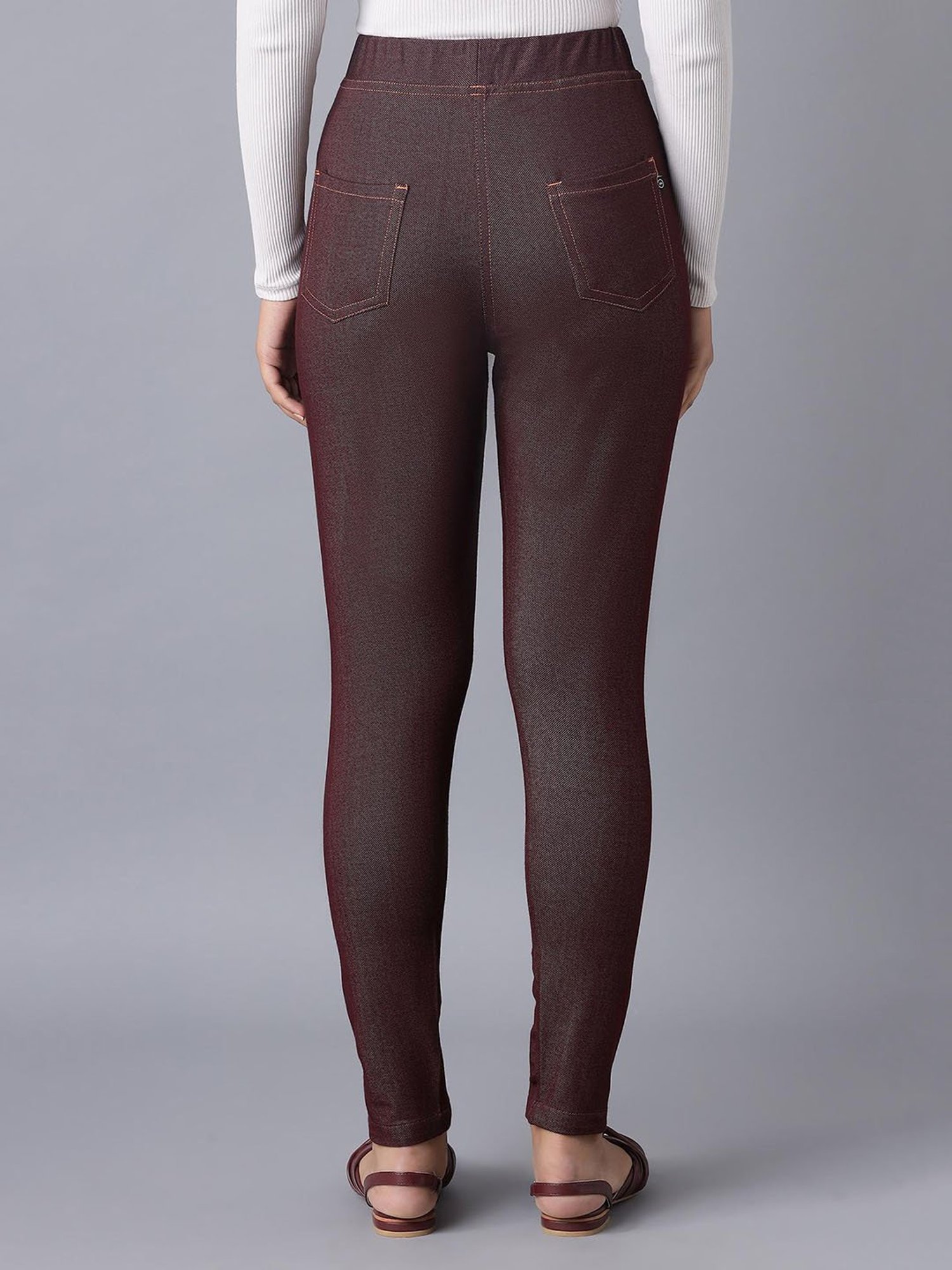 Elleven Wine Jeggings