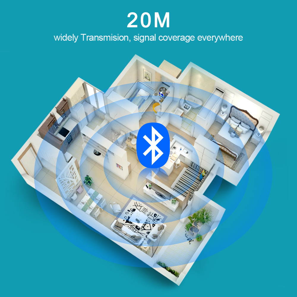 AOSTIRMOTOR Bluetooth Adapter for PC, USB Bluetooth 5.0 Transmitter and Receiver for Wired Speakers/
Headphones/Home Music Streaming Stereo, Support Windows Vista/7/8/8.1/10, 10-20 Meters Transmission