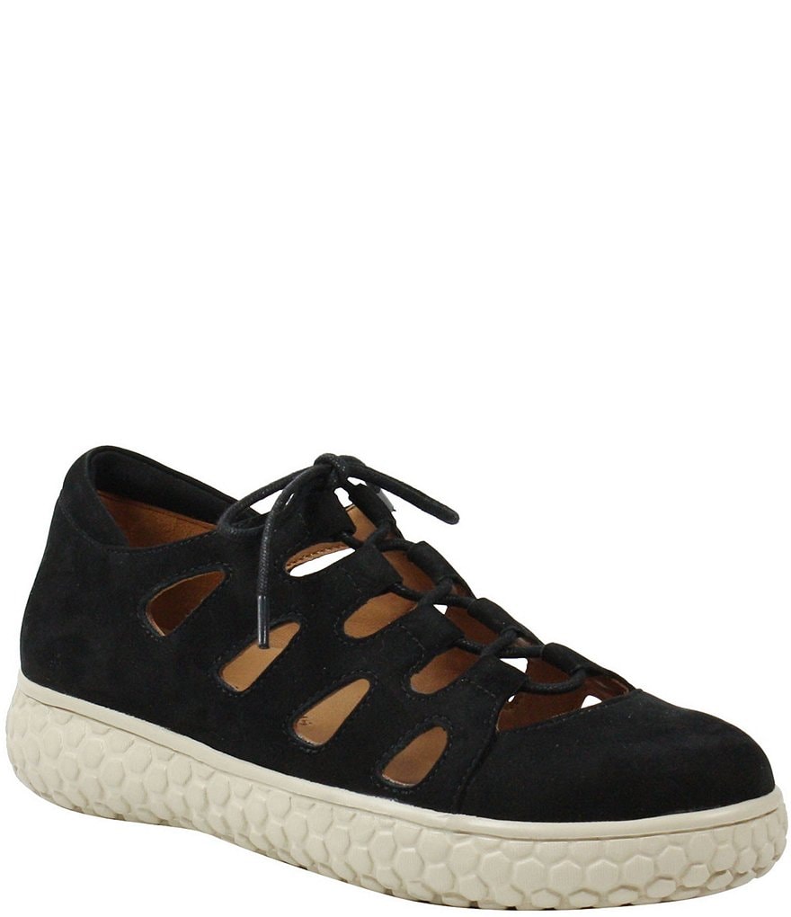 L'Amour Des Pieds Zarah Leather Cut Out Oxfords