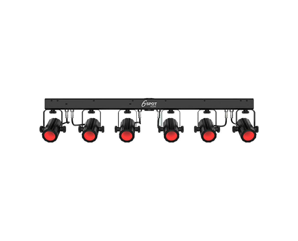 CHAUVET DJ 6SPOT RGBW 6-Head High-Intensity Quad-Color LED Spot Lighting System