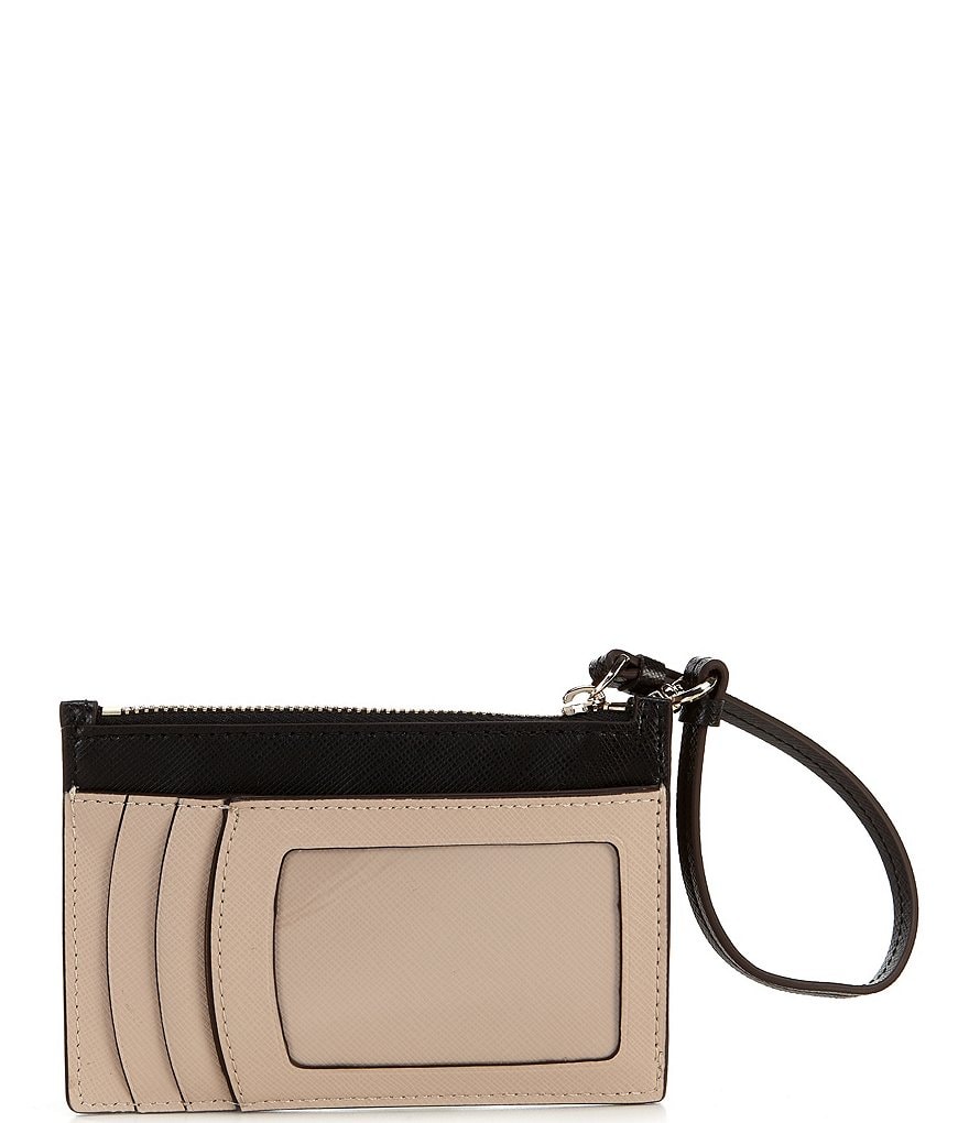 kate spade new york Spencer Leather Zippered Card Case Wristlet