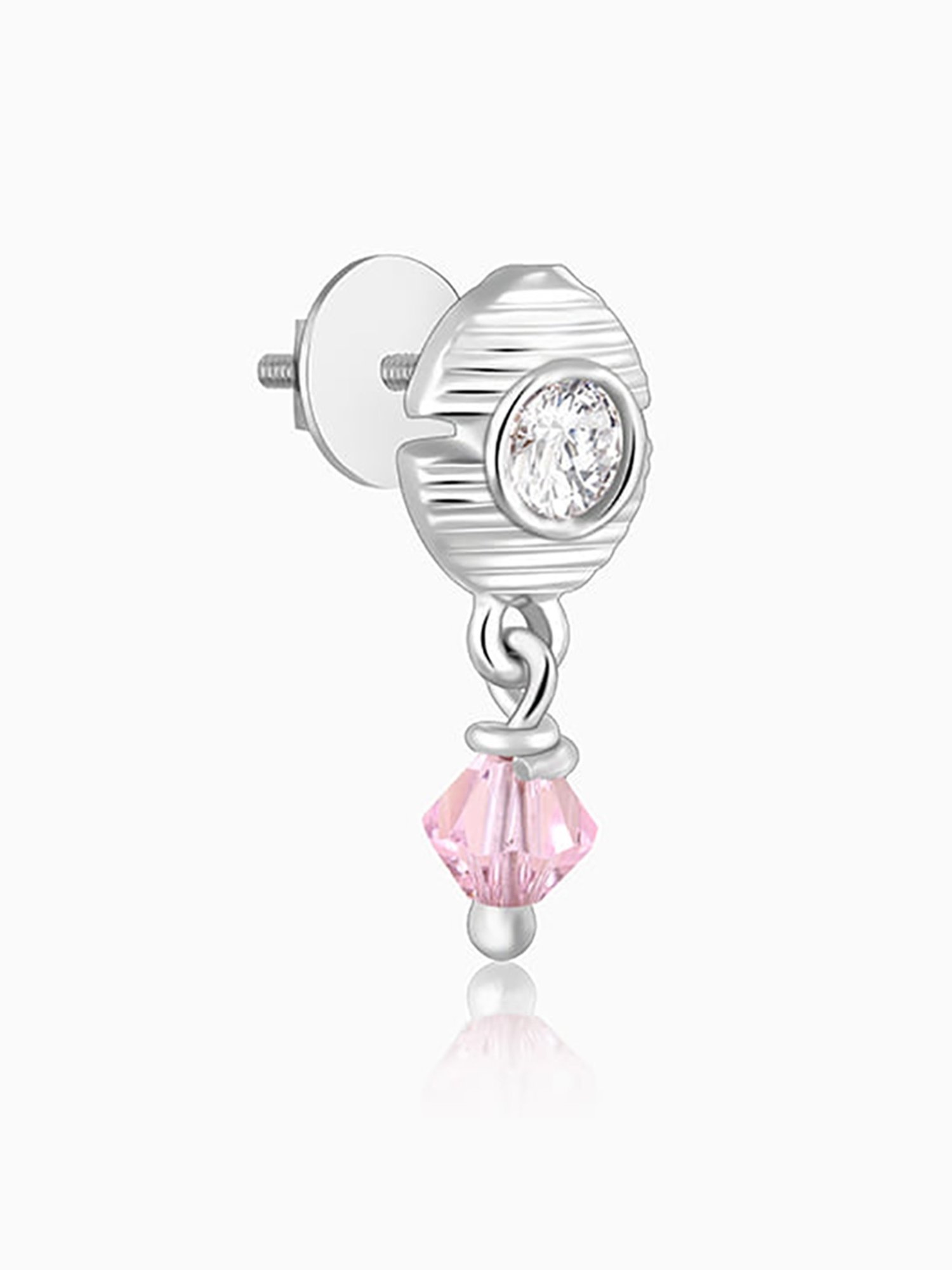 GIVA 92.5 Sterling Silver Shimmer & Shine Drop Earrings