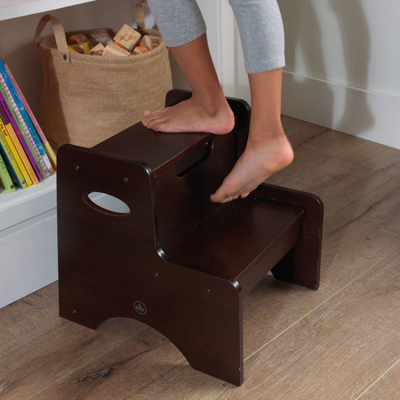KidKraft Two Step Stool - Espresso