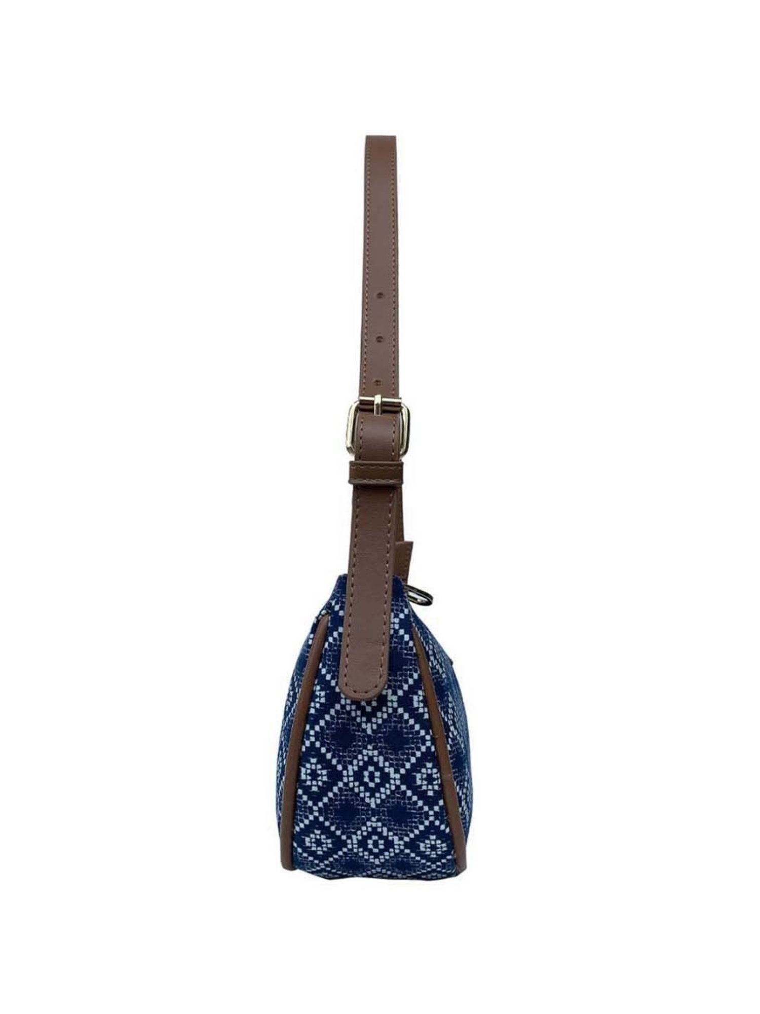 BELWABA Blue Printed Small Shoulder Bag