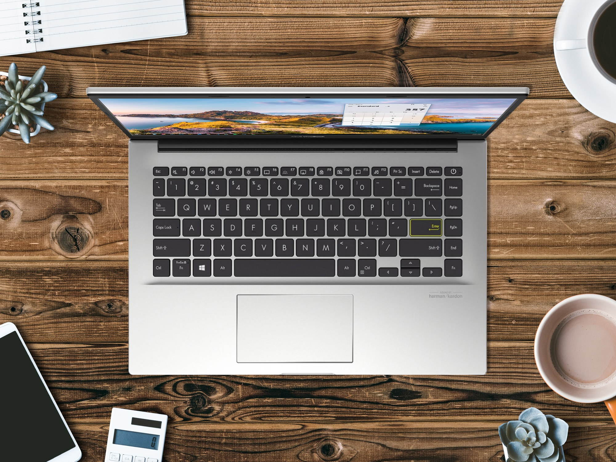 ASUS Vivobook X413JA Laptop, 14" FHD Display, Intel Core i3-1005G1 Upto 3.4GHz, 4GB RAM, 128GB NVMe SSD, HDMI, Card Reader, Wi-Fi, Bluetooth, Windows 10 Home S (X413JA-211.VBWB)