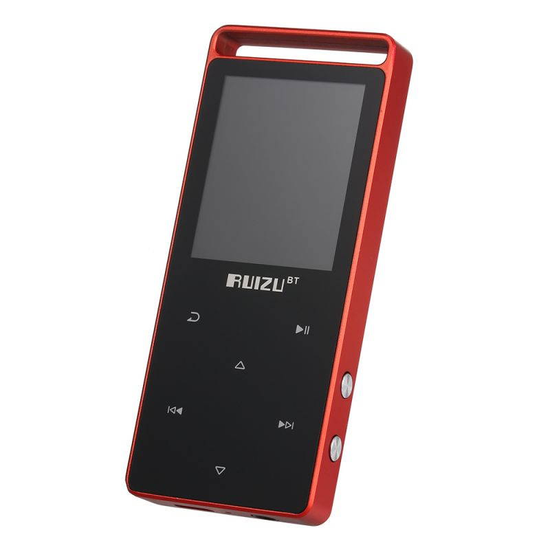 RUIZU D01 HiFi MP3 Player 4G/8G 1.8 inches Touch Button Voice Recorder FM E-Book Clock Video Pedometer USB BT Metal MP3 Music Player