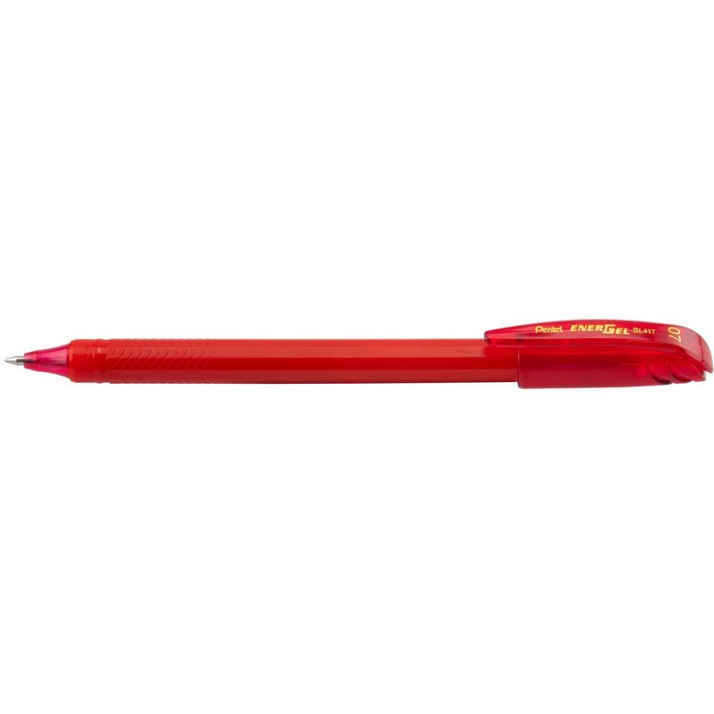 Pentel EnerGel Flash Liquid Gel Stick Pen, Red Ink, pk of 12