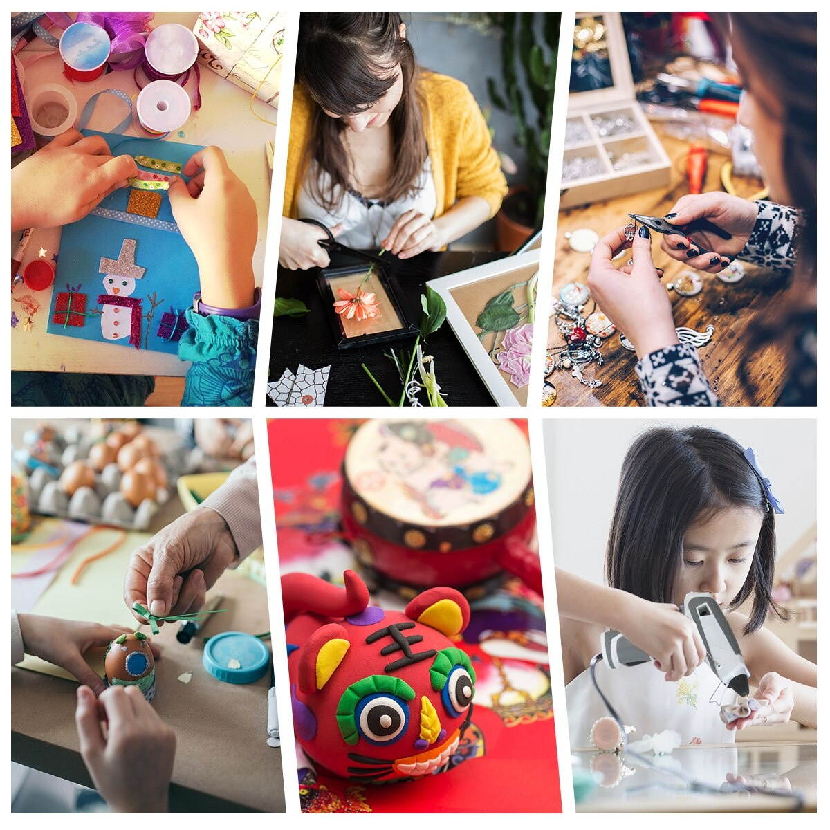 Cordless Hot Melt Glue Gun Portable Lightweight Compact Electric Glue Gun Heating Tool for DIY Arts Craft Repair