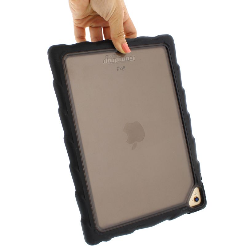 Gumdrop Drop Tech Case for iPad (2017) - Black, Smoke, Transparent - For Apple iPad (5th Generation) Tablet - Smoke