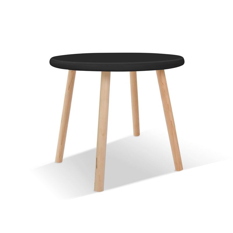 23.5" Peewee Round Kids' Table Maple/Black - Nico & Yeye