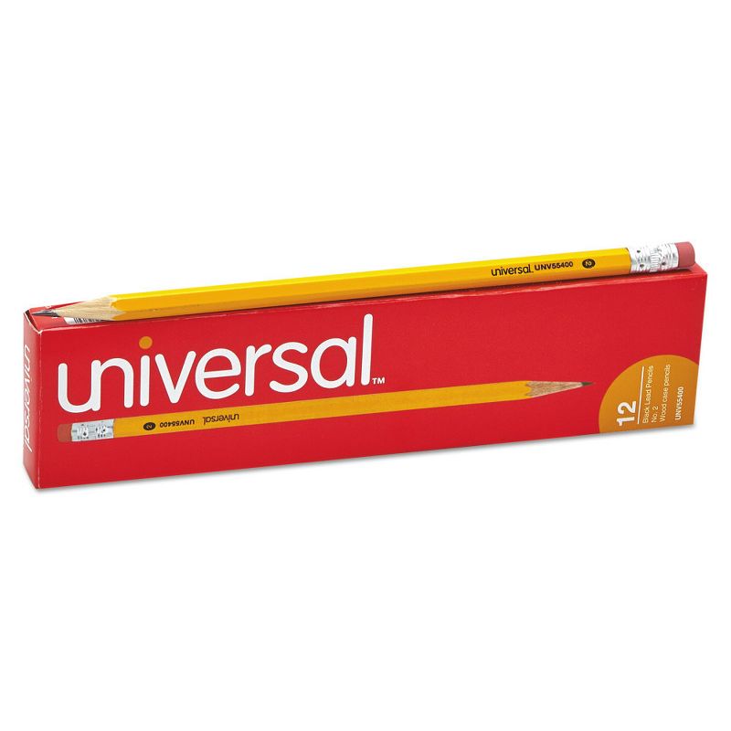 Universal 12pk #2 Woodcase Pencil Yellow