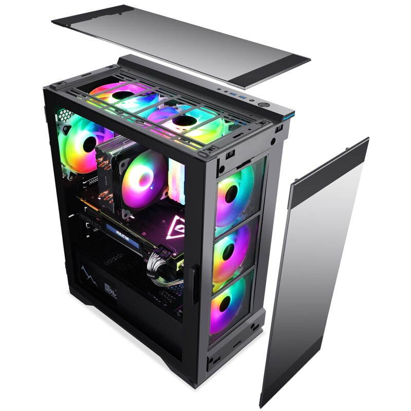 IPASON - GAMING PC - Ryzen 5 3600 6 Core up to 4.2GHz - RTX 3070 8GB - 16GB DDR4 3200MHZ - 1TB SSD NVME - B550M - 750W Power supply - Windows 10 home