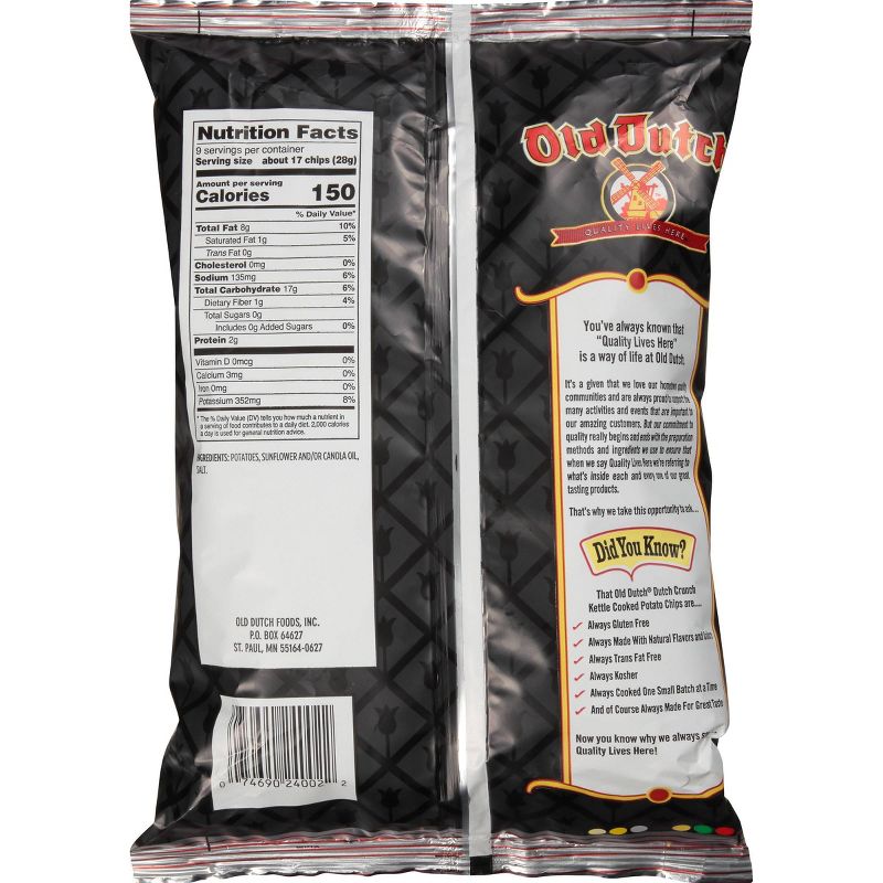 Dutch Crunch Original Kettle Potato Chips - 9oz