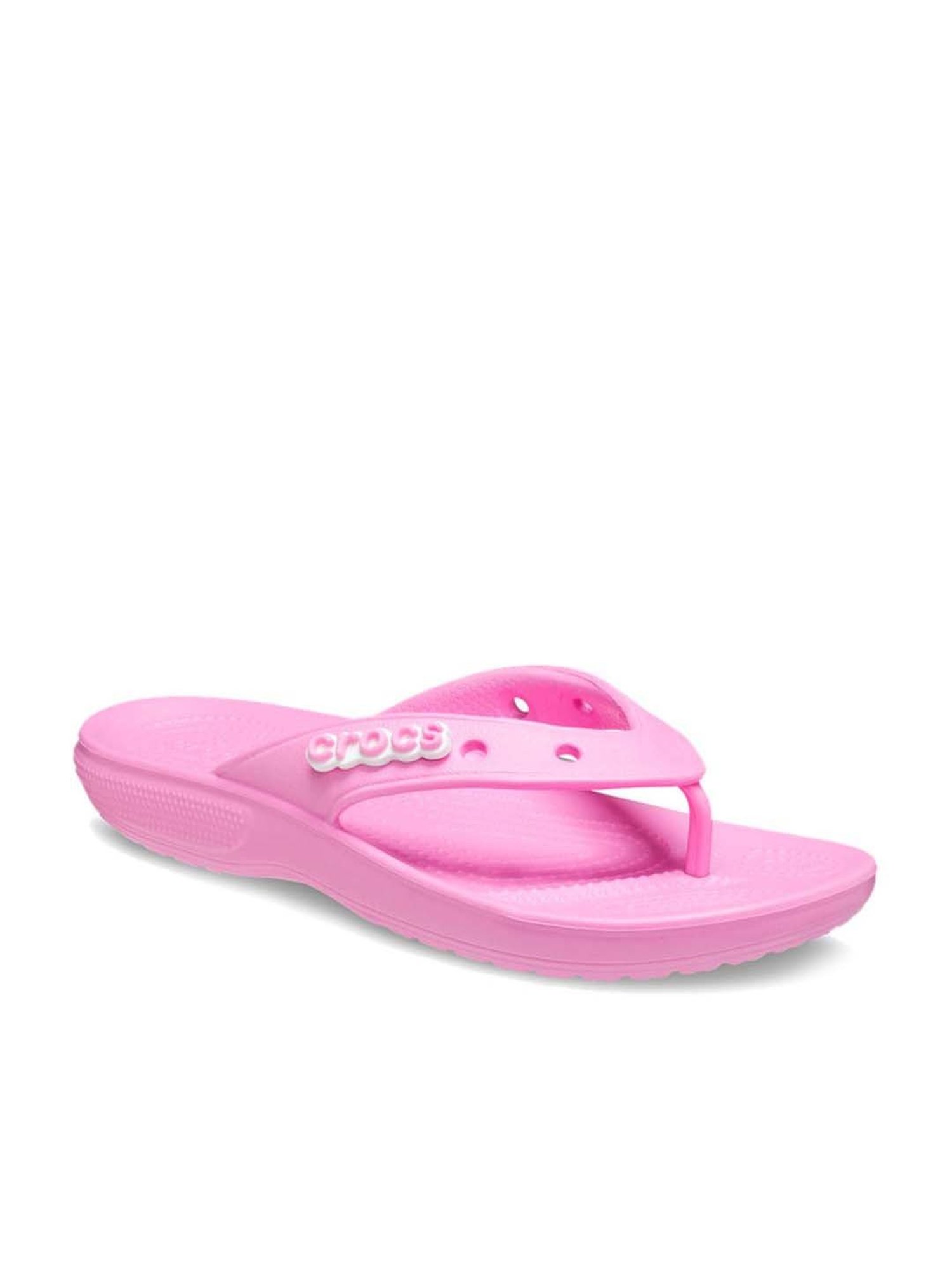 Crocs Men's Classic Taffy Pink Flip Flops