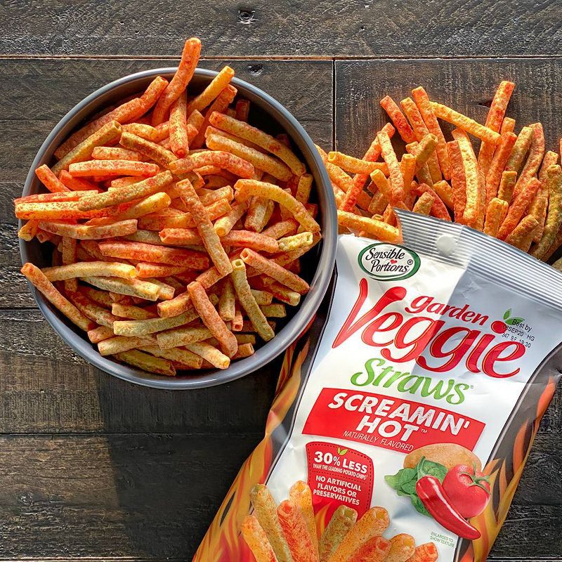 Sensible Portions Screamin Hot Veggie Straws - 6oz