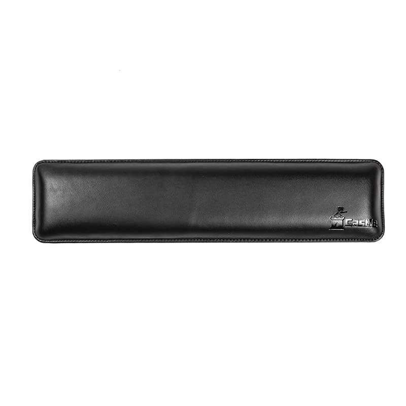 Bailey Full Size by  - Leather Ergonomic Computer Wrist Rest Pad for Keyboards with Around 104 Keys - Firm Keyboard Wrist Support for Typists, Gaming, and Heavy Office Use (Nightfall, Full Size)