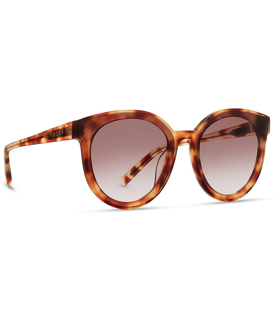 DIFF Eyewear Gemma Round 67mm Sunglasses