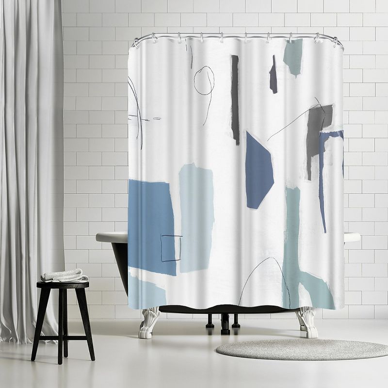 Americanflat Ultra Ii by Pi Creative Art 71" x 74" Shower Curtain