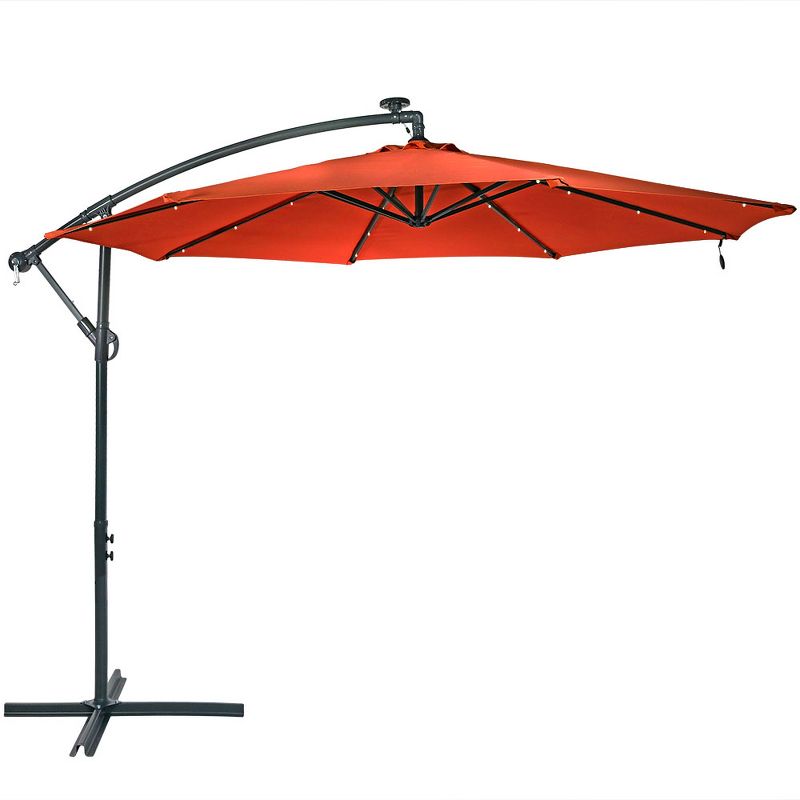 9' x 5' Rectangular Double Top Patio Outdoor Market Umbrella Emerald Green - Crestlive Products