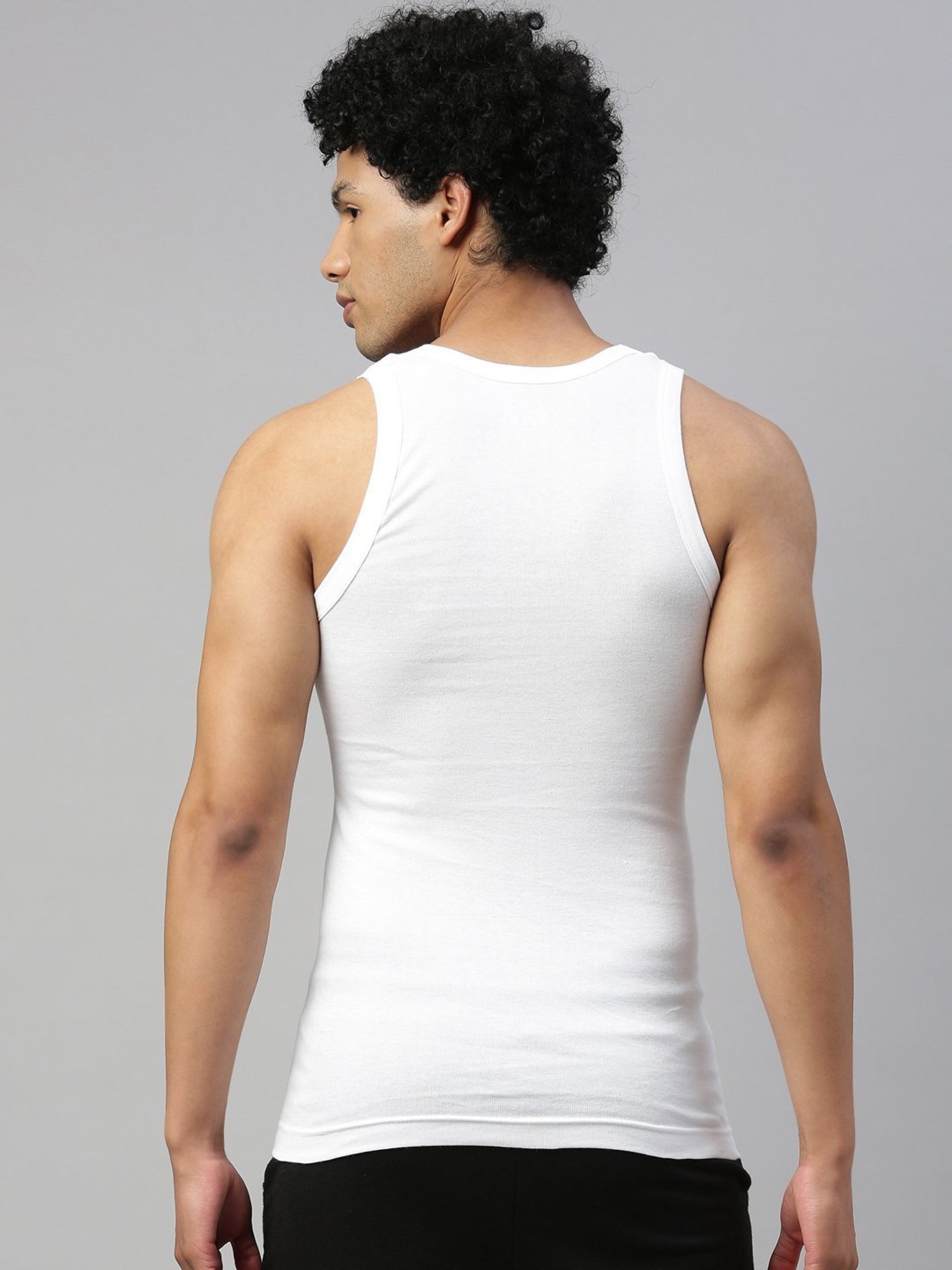 Dixcy Scott Maximus Multi Cotton Regular Fit Vest - Pack Of 3