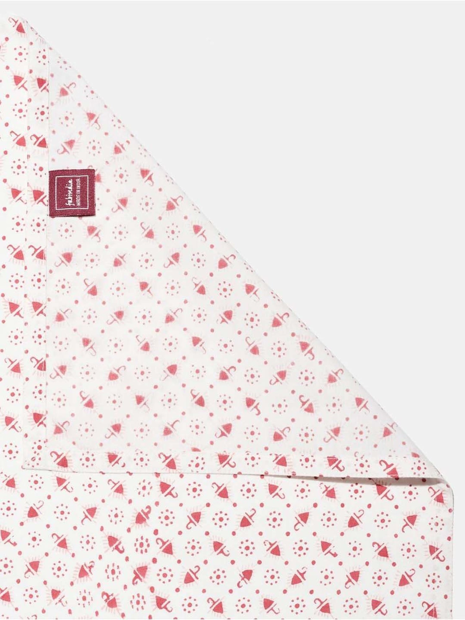 Fabindia Coral Cotton 180 TC Single Bed Sheet With Pillow Cover