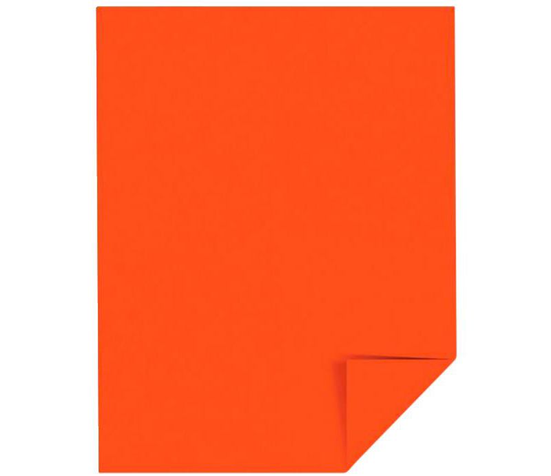 Astrobrights Colored Paper, 8-1/2 x 11 Inches, 24 lb, Orbit Orange, 500 Sheets