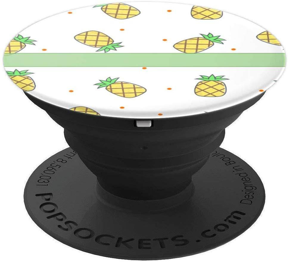 Aloha Hawaiian Summer Pineapple Pattern Christmas Gits PopSockets Grip and Stand for Phones and Tablets