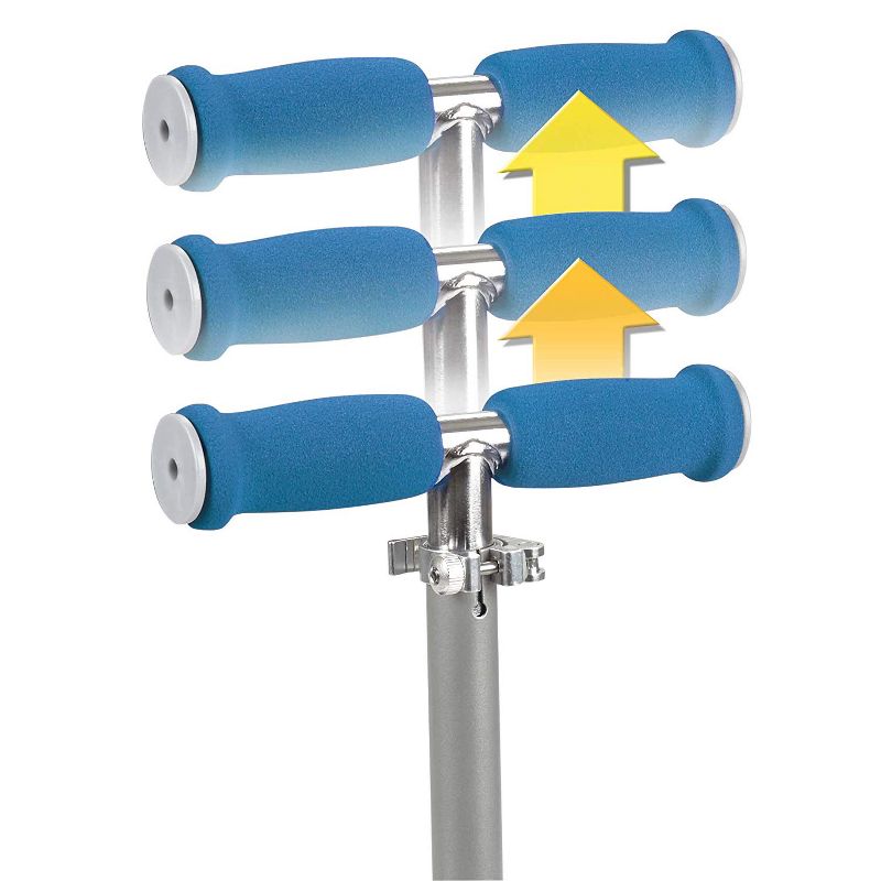 Radio Flyer 549BZ Lean 'N Glide Kids 3-Wheel Scooter with Light Up Wheels, Blue