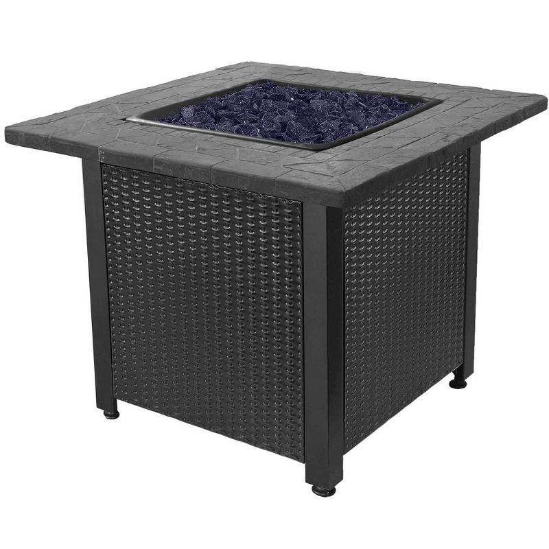 Endless Summer GAD1401GB 30 inch All Weather Outdoor Patio LP Gas Fire Pit Table
