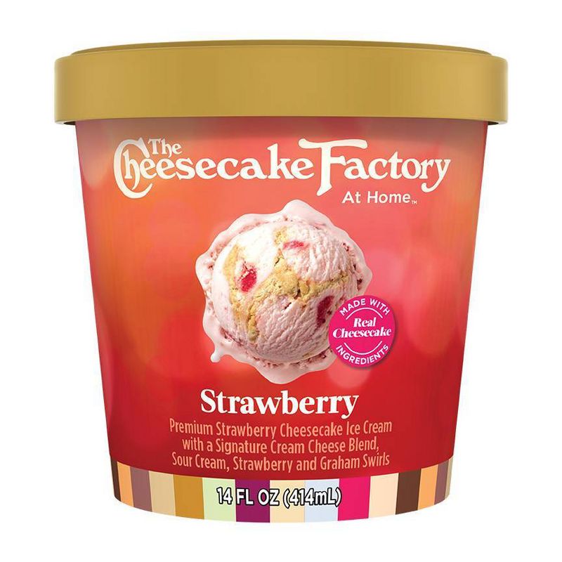 Cheesecake Factory Strawberry Ice Cream - 14oz