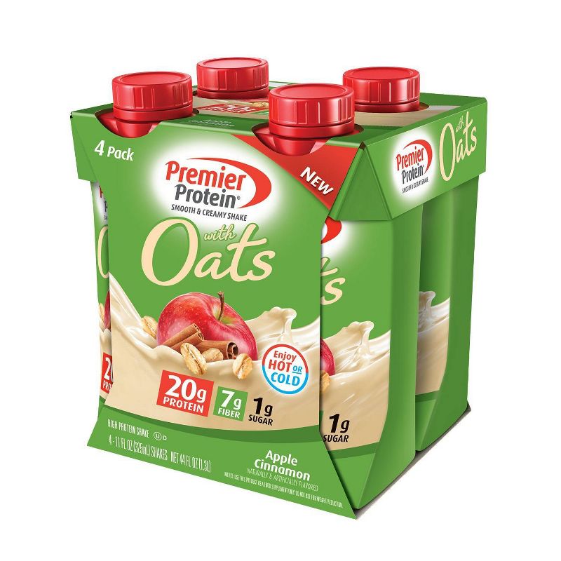 Premier Protein Nutritional Shake - Oats, Apple & Cinnamon - 4pk/44 fl oz