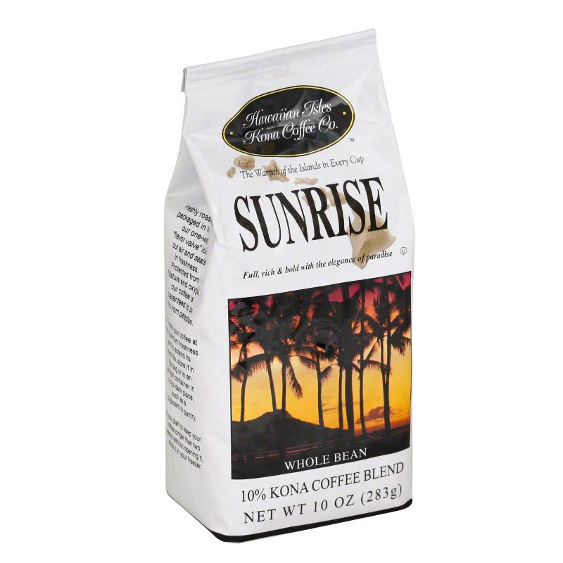 Hawaiian Isles Sunrise Medium Roast Whole Bean Coffee - 10oz