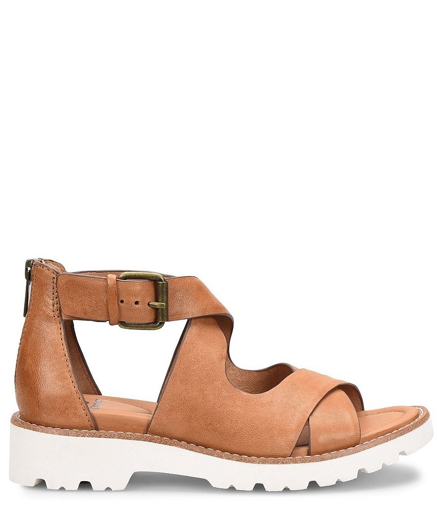 bionica Women's Denali 2 Collection Dania Leather Block Heel Sandals