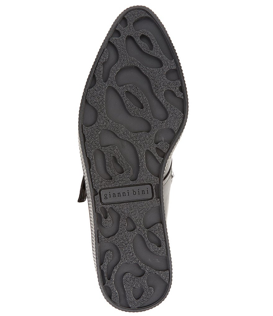 Gianni Bini Slaede Leopard Print Calf Hair Platform Creepers