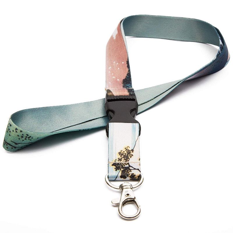 The Gifted Stationary 6 Pack Hokusai Print Neck Lanyard for Keys and ID Badges, 3 Designs (22.5 In)