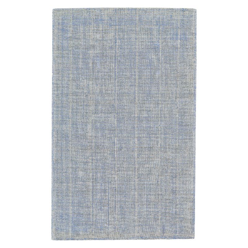 8'X11' Solid Woven Area Rugs Azure - Weave & Wander