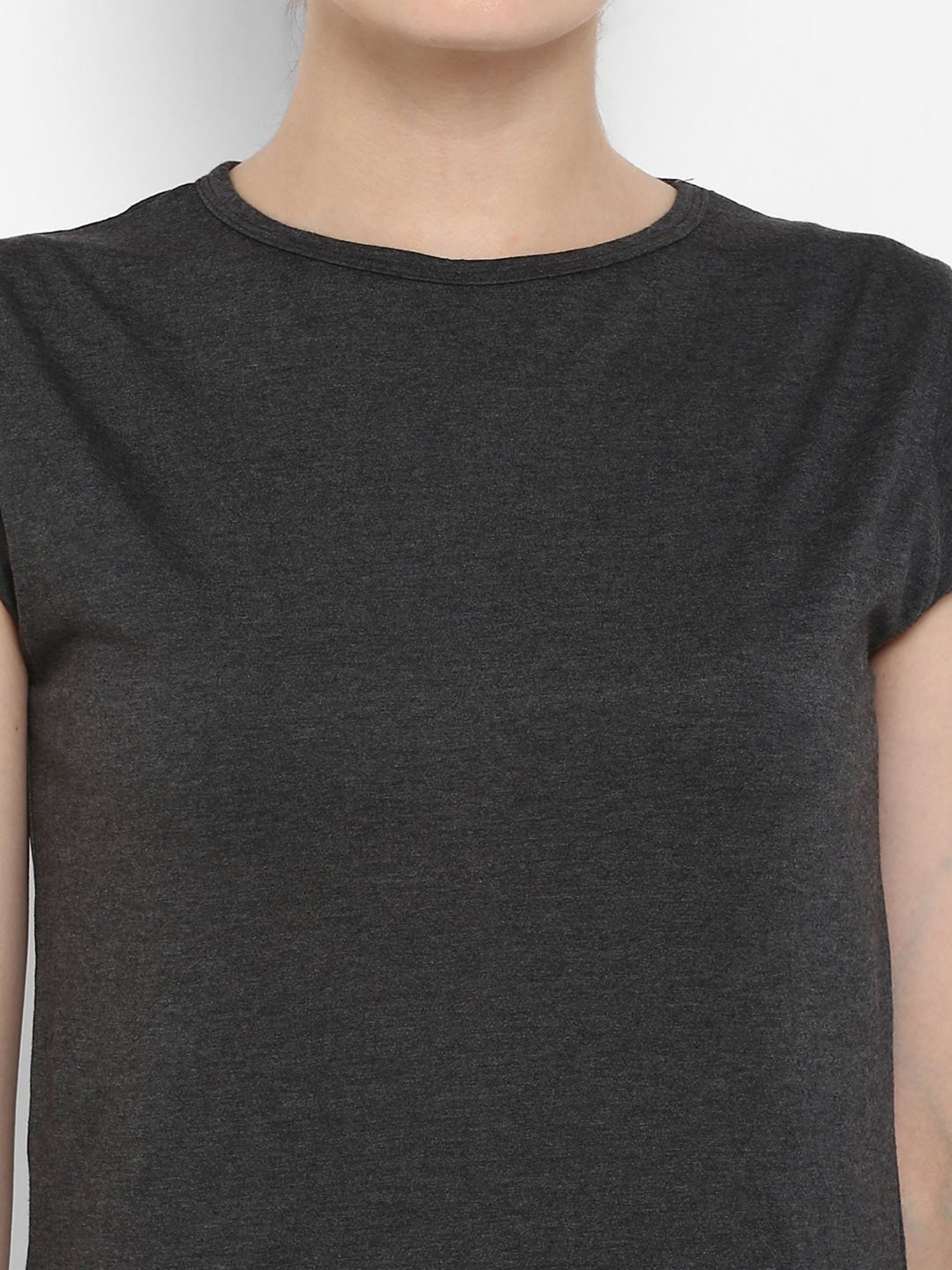 Appulse Grey Cotton Others T-Shirt
