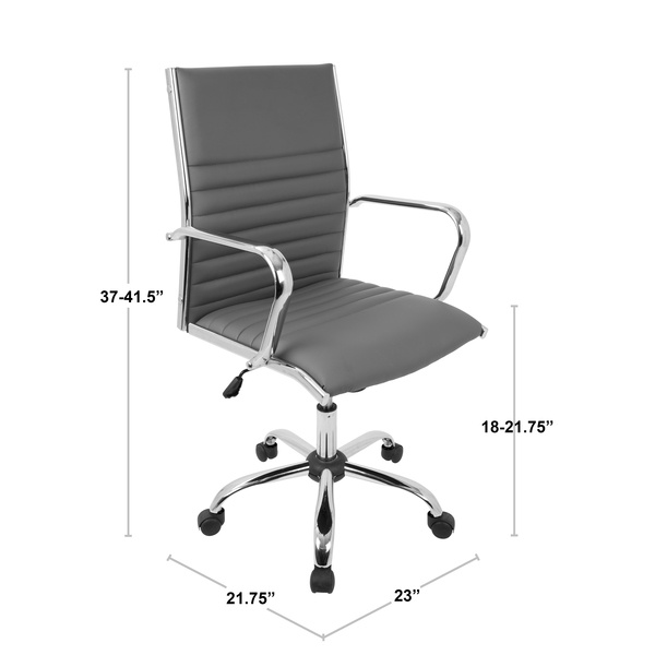 Lumisource OFC-AC-MSTR W Master Office Chair - White