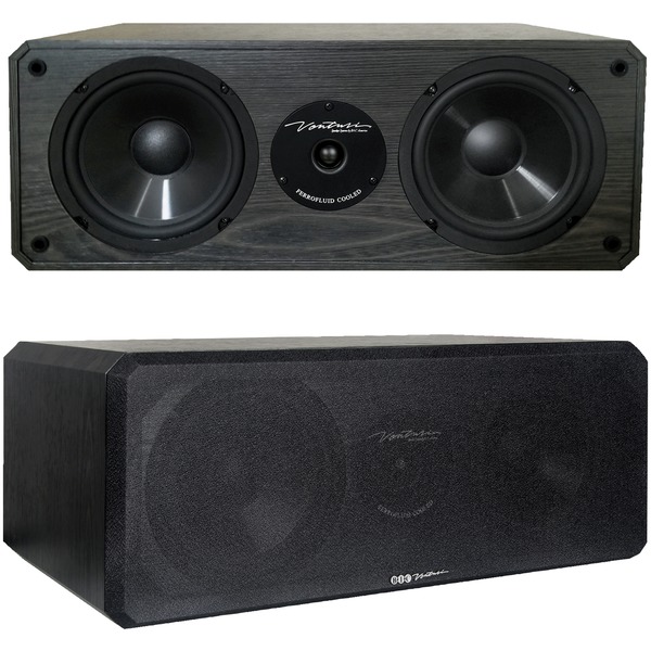 Venturi(R) DV62CLR-S 175-Watt 3-Driver 2-Way Center Channel Speaker