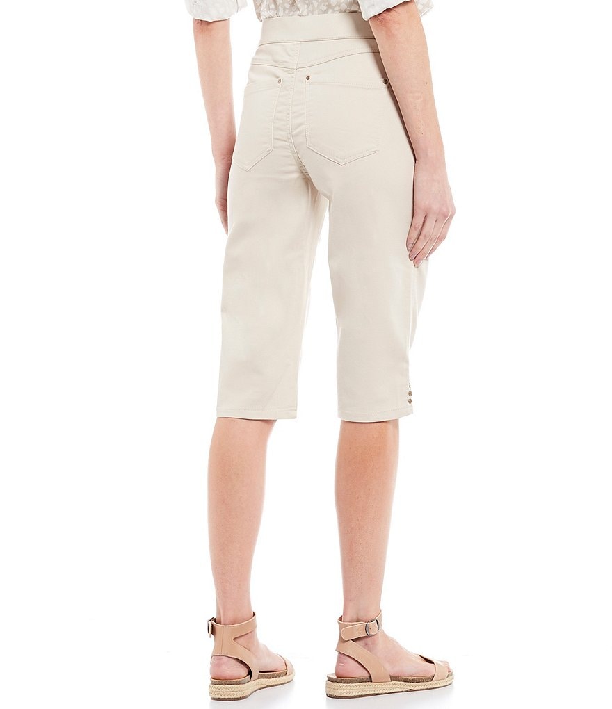 Intro Rose Tummy Panel Cotton Blend Pull-On Skimmer