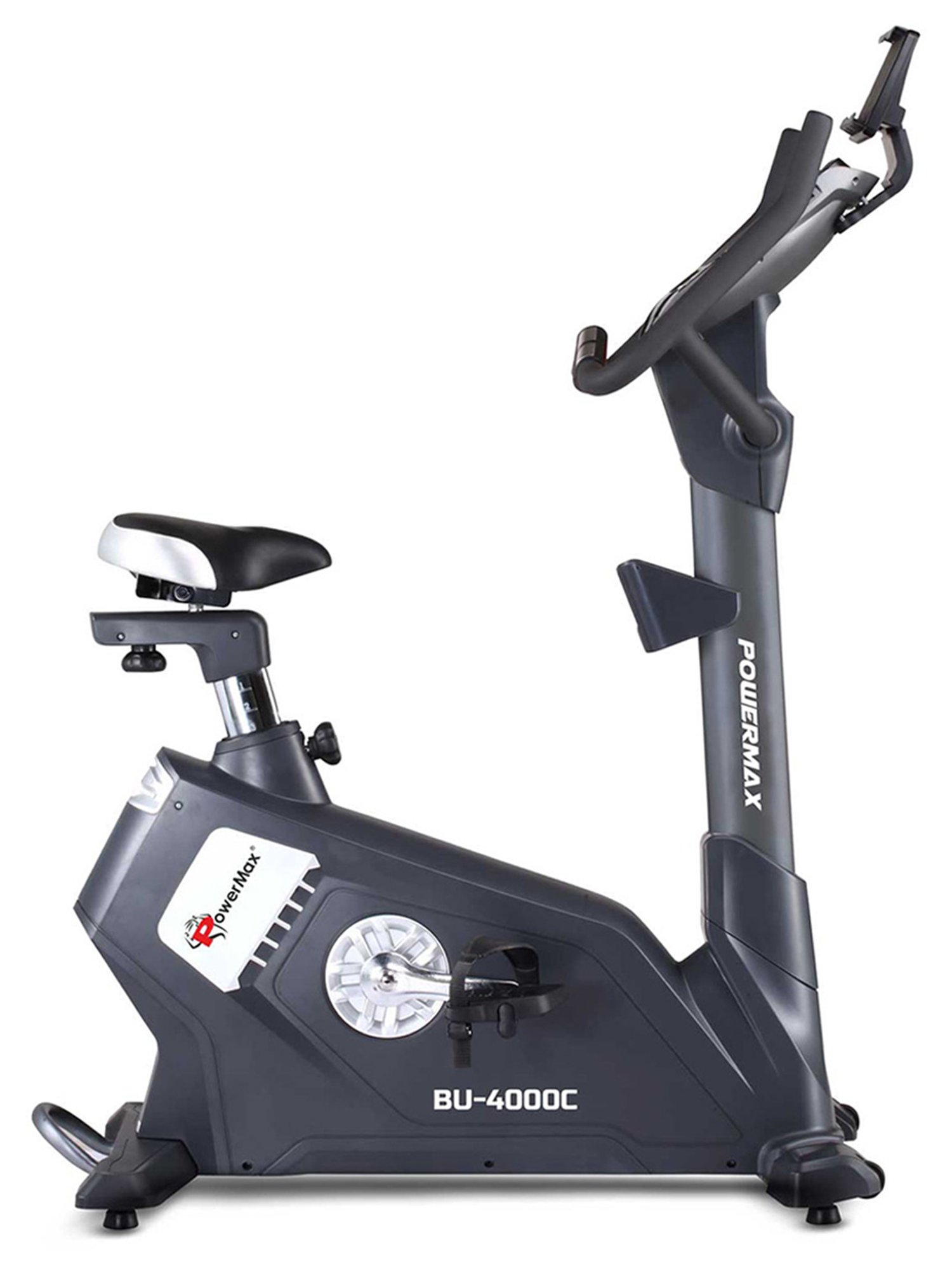 PowerMax Fitness BU-4000C Upright Bike (Black)