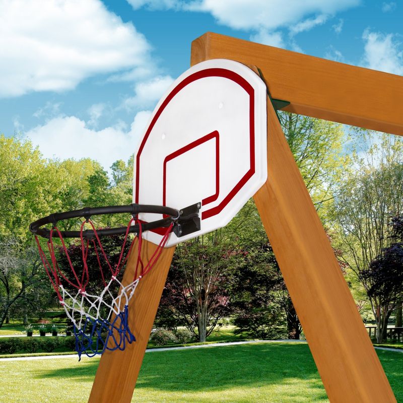 Gorilla Playsets Basketball Hoop with Ball, Pen, and Pump