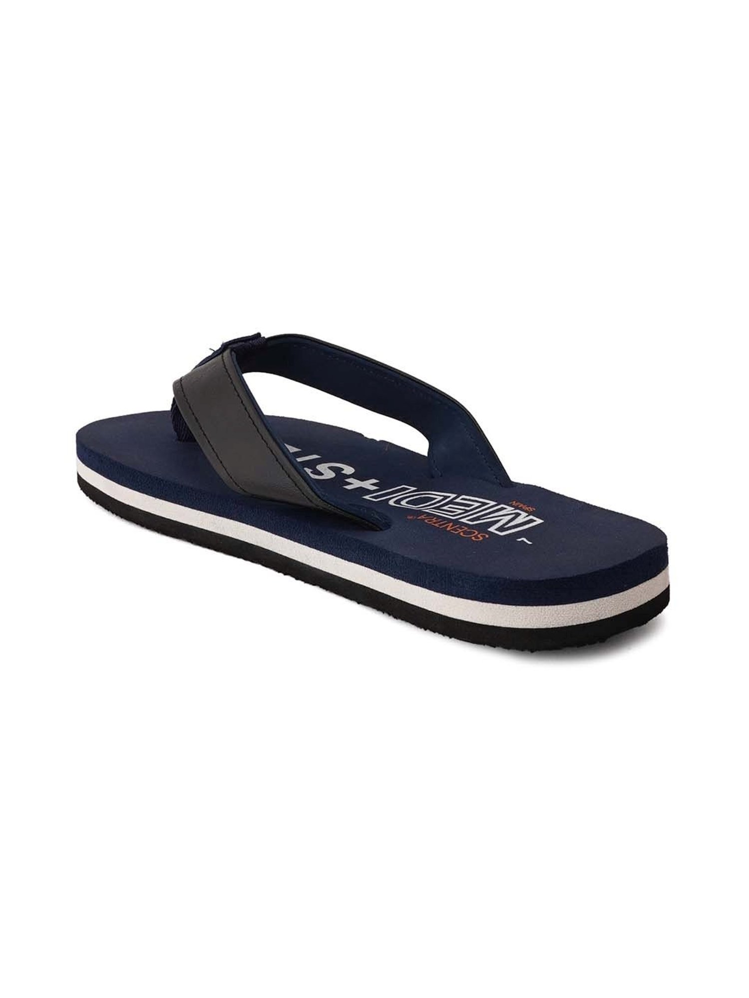 Scentra Men's Blue Flip Flops